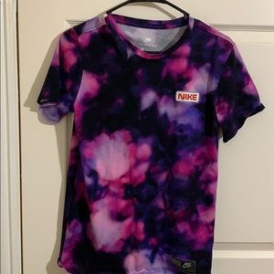 Nike Tie Dyed Galaxy T Shirt